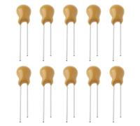 LT Easiyl 10 Pezzi 10uF 35V 2Pin Radial Immerso Condensatori Al Tantalio Per Computer Apparecchiature Telefoniche Progetti Fai Da Te Giallo