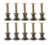 LT Easiyl 10 Pezzi 12x11 Mm Mini Pomelli Retrò A Forma Di Fungo In Lega Per Cassetti Per Progetti Fai Da Te Di Mobili Armadietti E Scatole Portagioie