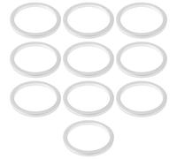LT Easiyl 10 Pezzi Di Guarnizione In Alluminio Per Tappo Di Scarico Dell'olio Per Auto Anello Di Tenuta 30713220 Compatibile Con Volvo 27x22x2 Mm