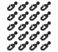 LT Easiyl 100 Ganci Per Binari Per Tende 43x15 Mm Per Recinzioni Piante Balconi Camere Da Letto Cortili E Soggiorni