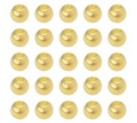 LT Easiyl 100 perline in ottone per pesca a mosca, diametro 3,7 mm, adatte per ami di dimensioni 8-10, peso amo per pesca d'acqua dolce e salata, oro