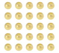 LT Easiyl 100 Pezzi Di Perline In Ottone Per Legare Mosche Diametro 3,1 Mm Adatte Per Ami Di Dimensioni 10-12 Peso Dell'amo Per La Pesca In Acqua Dolce E Salata Oro