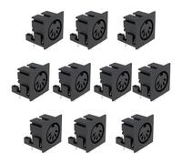 LT Easiyl 10Pcs 5 Pin DIN Audio Video Socket PCB Mount Femmina Connettore Jack PSG03463 Tipo a saldare Contatti Placcati Argento