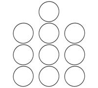 LT Easiyl 10pcs Piazza Cinghia di Trasmissione Cinghia di Carico Cinghia 42x40x1mm Adatto Per Stampanti Scanner Cassette Registratori