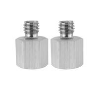 LT Easiyl 2 adattatori da femmina da 10 mm a maschio da 8 mm con filettatura filettata in acciaio inox 304 esagonale, adattatore per asta filettata