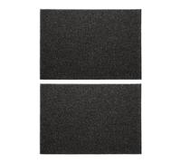 LT Easiyl 2 cuscinetti per filtro dell'aria in gommapiuma, colore nero, 30 x 21 x 1 cm, misura universale, per moto, auto motore