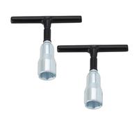 LT Easiyl 2 dadi ad alette con manico a T, strumento manuale da 4,5 mm, per viti a occhiello, gancio a C, ganci a vite Q-Hanger e dadi ad alette