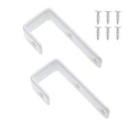 LT Easiyl 2 Ganci Per Scale Da Letto Ganci A J Con Rivestimento In PVC Ganci In Metallo Resistente Per Letti A Castello Letti A Soppalco E Scale Bianco