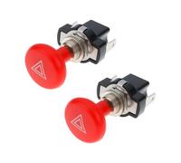 LT Easiyl 2 interruttori per luci di pericolo per auto, 12 V, compatibili con auto d'epoca, compatibili con VW Golf