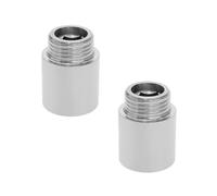 LT Easiyl 2 pezzi 1/2" BSP Maschio a Femmina Estensione Filettatura Tubo Acqua Principale Crescita Adattatori di estensione Destra Raccordi per Idraulica Tubo dell'acqua in Acciaio Inox 25 mm