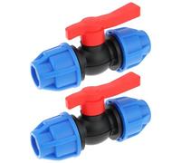 LT Easiyl 2 Pezzi 20 Mm Connettore Valvola Rubinetto Di Arresto Connettore Valvola A Sfera Per Tubo PE Tubo PVC Tubo PPR