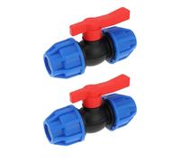 LT Easiyl 2 Pezzi 25 Mm Connettore Valvola Rubinetto Di Arresto Connettore Valvola A Sfera Per Tubo PE Tubo PVC Tubo PPR