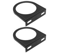 LT Easiyl 2 Pezzi 52mm Misuratore Di Foro Singolo Per Auto Misuratore Di Servizio Pannello Di Supporto Per Misuratore Per Auto Camion Barche Motociclette Nero