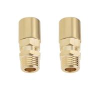 LT Easiyl 2 Pezzi Da Valvola Di Sicurezza Del Compressore D'aria In Ottone Interruttore Automatico Di Apertura D'aria 9,5 Bar Limitatore Di Pressione 1/4" BSP Maschio Adatto Per Uso Industriale