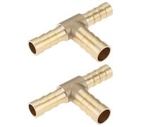 LT Easiyl 2 Pezzi Di Riduzione A T In Ottone Da 8 Mm 10 Mm E 8 Mm Per Collegare In Modo Semplice Tubi Per Aria Acqua Olio Combustibile E Gas Inerti.