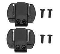 LT Easiyl 2 Pezzi Staffa Per Interfono Per Casco Da Motociclista Staffa Per Interfono Bluetooth Staffa Host Per Interfono Bluetooth Compatibile Con Citofono Per Moto Serie V6 V4