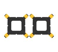 LT Easiyl 2 Pezzi Supporto Ventola di Raffreddamento CPU per Computer Desktop Compatibile con LGA1700 LGA1200 LGA115x 91x13,7 Mm Spaziatura Fori 75/78 Mm Piastra Posteriore Scheda Madre Regolabile