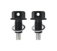 LT Easiyl 2 Pezzi Tappo Di Scarico dell'olio M10x1.5 Vite Della Coppa dell'olio Tappo Di Scarico dell'olio Magnetico In Lega Di Alluminio Compatibile Con VW Compatibile Con Seat Compatibile Con Audi