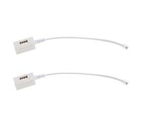 LT Easiyl 2 Pz Adattatore Telefonico RJ11 Spina Telefonica A TAE F + N Adattatore Presa Cavi Di Collegamento Per Telefono Fisso Circa 19 Cm Bianco