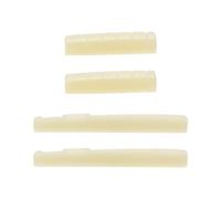 LT Easiyl 2 set chitarra in osso di mucca kit ponte dado osso bue osso osso sella 6 corde chitarra acustica ponte in osso sella capotasto accessori per chitarra folk, non sbiancato