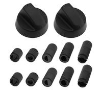 LT Easiyl 2 set di manopole di controllo universali in plastica, interruttore di selezione multicooker, ricambio per friggitrice ad aria calda, mini stufa, grill con adattatore, interruttore a