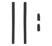 LT Easiyl 2 set di protezioni in silicone nero per aste, compatibili con occhiali e montatura per occhiali da sole Ic Berlin