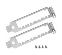 LT Easiyl 2 staffe per schede di rete a basso profilo con 4 viti compatibili con Intel X710-DA4 I350-F4