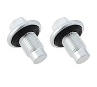 LT Easiyl 2 viti per tappo di scarico dell'olio motore automobilistico AJ813202 LR073675 compatibili con Jaguar compatibile con Land Rover