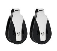 LT Easiyl 2 x Puleggia singola guida marina in acciaio inox 316 73 x 4 cm per kayak e barche a vela