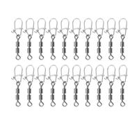 LT Easiyl 20 Pezzi 17 Mm Girelle A Scatto Da Pesca Per Esche Da Pesca In Mare Esche In Acqua Dolce 1,5 x 3,5mm