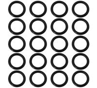 LT Easiyl 20 Pezzi Guarnizioni Di Ingresso Pompa Acqua O-ring In Gomma Nitrilica O-ring Compatibile Con Crystal Mk2 Compatibile Con Watermaster 21x15x3mm Nero