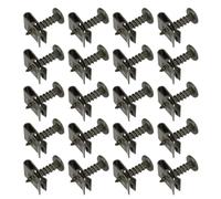 LT Easiyl 20 Set M5x20mm Viti Autofilettanti con Coperchio in Plastica E Clip A U per Auto Moto Scooter ATV Ciclomotore Bici Elettrica