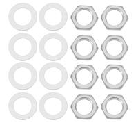 LT Easiyl 20 x chitarre potenziometri accessori chitarra basso alloggiamento dadi esagonali e rondelle in lega di zinco per potenziometro metrico da 24 mm