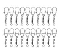 LT Easiyl 20pcs 20mm Pesca Snap Girelle Lure Pin Connettore per Piattaforma Pesca Mare Pesca Acqua Dolce Lure 1.5x4mm