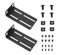 LT Easiyl 2PCS 88mm Orecchie Rack Montaggio Distanza Del Foro Regolabile 29-40mm per 19" Switch Compatibile con HP Switch con Vite