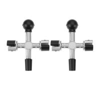 LT Easiyl 2pcs Spazzole Per La Pulizia Dei Terminali Della Batteria A 4 Vie Per Veicoli Elettrici 129 X 103,5 X 30 Mm