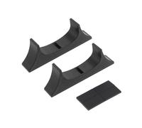 LT Easiyl 2pezzi Supporto Per Console Supporto Per Gamepad Supporto Per Supporto Per Console Adattatore Supporto Di Raffreddamento Base Supporto Orizzontale Supporto Compatibile Con Wii U Gamepad Nero