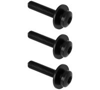 LT Easiyl 3x Bullone Di Fissaggio Del Faro Nero M6x30 N91183501 Compatibile Con Audi A3 8V