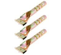 LT Easiyl 3x Raschietti Per Vernice In Acciaio Al Carbonio Per Impieghi Gravosi Per Rimuovere Vernice Colla Ruggine Dal Legno (senza Lama)