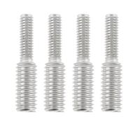 LT Easiyl 4 bulloni di riduzione, adattatori per riduttore di filettatura, in acciaio inossidabile 304, a doppia filettatura, per scooter, biciclette, giocattoli e tastiere (da M4 x 12,5 mm a M6 x