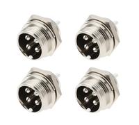 LT Easiyl 4 Connettori Maschio Per Microfono A 4 Pin Per Sistemi Radio CB HAM Adattatore Di Ricambio Per Microfono Compatibile Con Cobra Midland