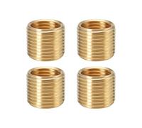 LT Easiyl 4 dadi di riduzione in ottone da M12 x 1,0 a M10 x 1,0, adattatore filettato per condotte di aria condizionata e protezione antincendio gasdotto