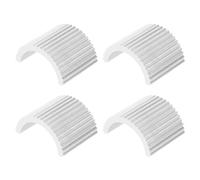 LT Easiyl 4 Pezzi In Lega Di Alluminio Manubrio Bicicletta Spessori Moto Manubrio Spacer Conversione Rondelle Conversione 28mm A 22mm Guarnizione Argento
