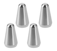 LT Easiyl 4 Pezzi Interruttore Per Pickup A 5 Vie Per Chitarra Manopola Compatibile Con Fender Strat Compatibile Con ST Chitarre Compatibile Con Oak Grigsby Interruttore (Argento)