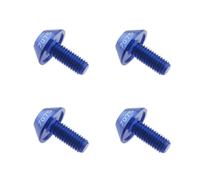 LT Easiyl 4 Pezzi M5 X 12 Mm Portaborraccia Per Bicicletta Bulloni Esagonali Portaborraccia Per Bici Portaborraccia Per Bicicletta Viti Staffa Per Mountain Bike Bici Da Strada Blu