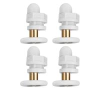 LT Easiyl 4 Pezzi Rulli Per Porta Doccia 29 Mm Vecchio Stile Puleggia Ad Arco Ultra-silenzioso Per Spessore 4-6 Mm Porta Doccia Bagno Porta In Vetro Bianco