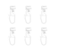 LT Easiyl 40 Ganci Per Tende In Plastica Bianca 34 Mm Compatibile Con Swift Camper Roulotte Camper Binari Per Tende Ganci Per Alianti
