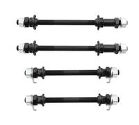 LT Easiyl 4pcs Assi Solidi Della Bicicletta Anteriore Posteriore Ruota Asse Della Ruota Della Bici Mozzo Asse Della Bici di Riparazione Della Bici Accessori per