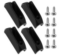 LT EASIYL 4PCS BACK BACK BELLA SELLA SELE AUTO CLOCK SELETTRO CON VITE ADATTABILE PER ROPES IN FORMI IN 4 MM