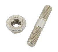 LT Easiyl 4pcs Bulloni In Acciaio Inossidabile M6 Prigionieri Con Dadi Per Mobili Per Motociclette E Auto M6x32mm